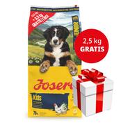 JOSERA Júnior Kids Pollo y arroz (1 x 12,5 + 2,5 kg) | Comida Seca Premium para Perros Mayores en Crecimiento | para criar y cuidar de Cachorros más Grandes a Partir de la 6ª Semana de Vida, sin