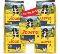 JOSERA Junior Kids Pollo y arroz (5 x 900 g) | Comida Seca Premium para Perros Mayores en Crecimiento | para la cría y el Cuidado óptimo de Cachorros Grandes a Partir de la 6ª Semana de Vida | sin