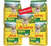 JOSERA Junior YoungStar Pollo y Patata (5 x 900 g) | Comida Seca Premium para Perros en Crecimiento | Comida para Cachorros para Razas Medianas y Grandes para un Cuidado óptimo | sin Cereales |