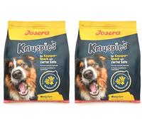 Josera Knuspies con Pato sabrosas golosinas para Perros con bajo Contenido de Grasa, 1 Unidad, 1 x 900 g (Paquete de 2)