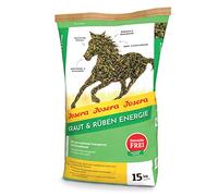 Josera Kraut & Nabo Energy, 1 x 15 kg, Comida Premium para Caballos, Mezcla energética de Clase Extra, Fórmula sin Cereales, Desarrollo Muscular eficiente