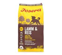 JOSERA Lamm & Reis (1 x 12,5 kg) | Adult | Premium Trockenfutter für ausgewachsene Hunde | Reis & Lamm als einzige tierische Proteinquelle | besonders gut verträglich | weizenfrei | 1er Pack