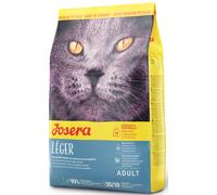 Josera - Pienso Gatos - 10 kg - Receta Léger - Mascota Adulta Esterilizada - Bajo en Calorías - Para Gatos con Sobrepeso - Ave de Corral, Maíz y Arroz