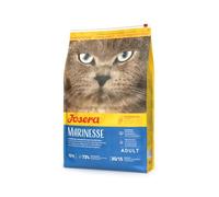 JOSERA Marinesse (1 x 10 kg) | Adultos | Pienso Premium para Gatos Adultos alérgicos | Salmón, Patata y Guisantes como Fuentes de proteína seleccionadas | Sin Cereales | Comida para Gatos | Pack 1