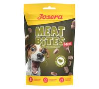 JOSERA Meat Bites Mini Turkey (8 x 70 g) | Super Premium - Snack de entrenamiento con delicioso pavo | 90% de contenido de carne | sin azúcar y cereales | Fórmula baja en calorías | consistencia suave