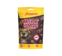 JOSERA Meat Hearts Beef (1 x 70 g) | Super Premium - Snack de Entrenamiento con Carne de Res | 70% de Carne - súper Sabroso | sin Cereales y azúcar | Receta Baja en calorías | Snack en Forma de
