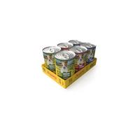 JOSERA Meat Lovers Menú Pack Variado (6 x 400 g) | Adulto | Alimento húmedo Premium para Perros Adultos | 3 variedades Diferentes | Alto Contenido de Carne (65%) | Comida húmeda para Perros | Pack 6