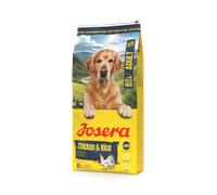 JOSERA Adult Large Huhn & Reis (1 x 12,5 kg) | Premium Trockenfutter für ausgewachsene Hunde großer Rassen | mit Lachsöl | glutenfrei | wertvolle Fettsäuren | XL-Kroketten gegen Schlingen | 1er Pack