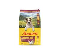 JOSERA Mini Adult Huhn & Reis (1 x 10 kg) | Premium Trockenfutter für ausgewachsene Hunde Kleiner Rassen | mit Biotin für Haut & Fell | Kleine Kroketten | extraverträglich | gluternfrei | 1er Pack
