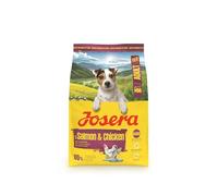 JOSERA Mini Adult Lachs & Huhn (1 x 3 kg) | Premium Trockenfutter für ausgewachsene Hunde Kleiner Rassen | mit Biotin | Kleine Kroketten | mit leckerem Soßenpulver auch NASS zu verfüttern | 1er Pack