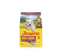 JOSERA Mini Junior Ente & Lachs (1 x 3 kg) | Premium Trockenfutter für wachsende Hunde bis 10 kg AB Der 6. Woche | Welpenfutter zur optimalen Entwicklung | Kleine Kroketten | glutenfrei |1er Pack