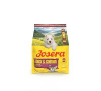 JOSERA Mini Junior Pato y salmón (1 x 900 g) | Pienso seco de Primera Calidad para Perros en Crecimiento de hasta 10 kg | sin Gluten para un Desarrollo óptimo | Croquetas pequeñas