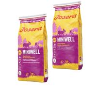 JOSERA Miniwell (1 x 10 kg) | Adult Mini | Premium Trockenfutter für ausgewachsene Hunde Kleiner Rassen | Geflügel & Reis | Kleine Kroketten | extraverträglich | weizenfrei | Hundefutter | 1er Pack