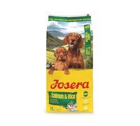 JOSERA Mother & Puppy Lachs & Reis (1 x 12,5 kg) | Premium Trockenfutter für trächtige/säugende Hündinnen & Welpen | Optimale Versorgung mit Enegie & L-Carnitin | glutenfrei | 1er Pack