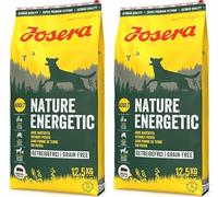 Josera Nature Energetic, Pienso 2 Paquetes de 12,5 kg de Comida Seca para Perros