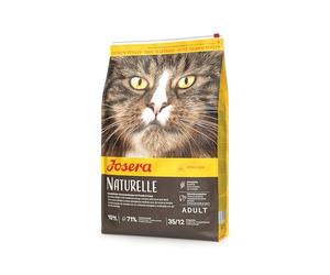 JOSERA Naturelle (1 x 10 kg) | Adultos | Pienso seco Gatos Adultos esterilizados | Aves y Trucha | con un Contenido moderado en Grasas | Sin Cereales | Pack 1