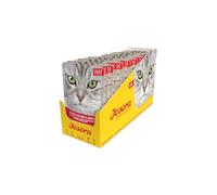 JOSERA Paté Gulasch de Ternera & Pollo (16 x 85 g) | Adult | Pienso seco prémium para Gatos Adultos | Goulash de Vacuno y Pollo | sin Cereales | Comida húmeda para Gatos en Bolsa Fresca | 16 Pack