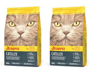 Josera - Pienso Gatos - 2 kg - Receta Catelux - Alimento de Mascota Adulta - Favorece Pelo y Piel - Ayuda Gastrointestinal - De Ave de Corral y Patata (Paquete de 2)