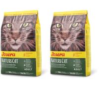 Josera - Pienso Gatos - 400 g - Naturecat - Alimento para Mascota Adulta Sin Cereales - Evita Bolas de Pelo - Salmón y Ave de Corral - Ayuda a Riñones (Paquete de 2)
