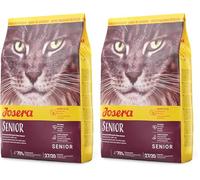 Josera - Pienso Gatos - 400 g - Receta Senior - Alimento Mascotas con Edad Avanzada - Favorece la Función Renal - Rico en Antioxidantes - Bajo Fósforo (Paquete de 2)