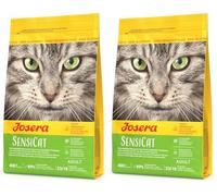 Josera - Pienso Gatos - 400 g - Sensicat - para Mascotas Adultas - Fácil Digestión - Favorce la Función Renal y Gastrointestinal - Evita Bolas de Pelo (Paquete de 2)