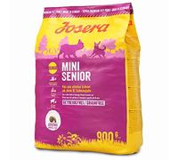 Josera - Pienso para Perros - 900 g - Mini Senior - Salmón - Mascotas Senior con Tamaño Pequeño - Sin Cereales - Aporta Vitalidad - Ayuda a la Dentadura