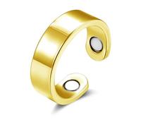 Josfeva Vital Ring Damen Magnet Ringe Hautverträglich, Vitalring mit Starken Magneten, verstellbare Magnetring zum Abnehmen/Besseren Schlafen/gegen Anxiety, Unisex Vital Ring mit Geschenkbox, Cobre