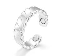 Josfeva Vital Ring Damen Magnet Ringe Hautverträglich, Vitalring mit Starken Magneten, verstellbare Magnetring zum Abnehmen/Besseren Schlafen/gegen Anxiety, Unisex Vital Ring mit Geschenkbox, Cobre