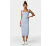 Josh V Cleo Light Blue Denim Talla: XXS | Vestidos Midi Outlet | Mujer | Azul