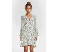 Josh V Nicolette Dress Cocoon White Black Talla: M | Mini Vestidos Outlet | Mujer | Negro