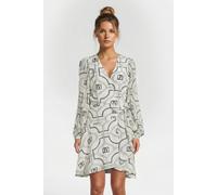 Josh V Nicolette Dress Cocoon White Black Talla: XXS | Mini Vestidos Outlet | Mujer | Negro