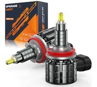 JOSHF Bombilla Led H11, 110W CSP 20000LM 6000K Lámpara de Faro para Coches-1Par 360° Spotlight-Bombillas Reemplazo de Halógena, Led H11/H8/H9