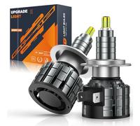 JOSHF Bombilla Led H7, 110W CSP 20000LM 6000K Lámpara de Faro para Coches-1Par 360° Spotlight-Bombillas Reemplazo de Halógena, Led H7