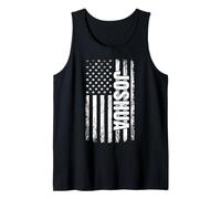 Joshua Nombre Personal de la Bandera Estadounidense Hombres Camiseta sin Mangas