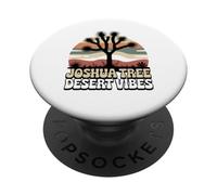 Joshua Tree Desert Vibes Puesta del Sol Paisaje Arte PopSockets PopGrip Adhesivo
