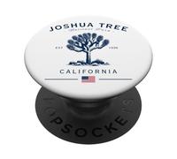 Joshua Tree National Park California USA Bandera Estadounidense PopSockets PopGrip Adhesivo