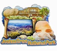 Joshua Tree National Park California USA - Imán para nevera, recuerdo turístico, decoración del hogar, nevera, artesanía creativa de madera