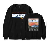 Josiah Queen Merch - Sudadera para mujer y hombre, cuello redondo, manga larga, ropa casual de calle 2025, Negro, M
