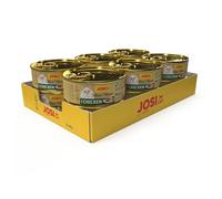 JosiCat Finest Mousse con Pollo (12 x 85 g) | Adult | Finest | Comida húmeda Fina para Gatos Adultos | aireada y jugosa Experiencia de Sabor | con Delicioso Pollo | sin Cereales | 12 Unidades