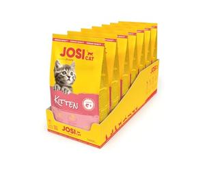 JosiCat Junior, Comida Seca Premium para Gatos en Crecimiento y Lactantes, 7 x 650 g, con Alto Contenido energético y valioso Aceite de salmón y vitaminas, Alimentado por Josera, 7 Unidades