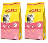 JosiCat Junior, Comida Seca Premium para Gatos en Crecimiento y Lactantes, con Alto Contenido energético, Aceite de salmón y vitaminas, 1 Unidad (Paquete de 2)