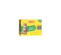 JosiCat Multipack Mixed Selection in Sauce (12 x 85 g) | Adult | Comida húmeda Premium en Salsa para Gatos Adultos | Multipack con 4 variedades | Sin conservantes | 12 Unidades