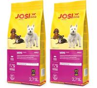 JosiDog Mini (1 x 2,7 kg) | Adult Mini | Comida Seca Premium para Perros Adultos y pequeños | con proteína de Ave Croquetas extrapequeñas | Powered by Josera | Comida para Perros | 1 (Paquete de 2)
