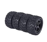 Joskeijky 4 piezas serías neumáticos de goma rueda de neumático P6973 para Hobby Smax 1621 1625 1631 1635 1651 1655 1/16 unidades de actualización de coche con control remoto