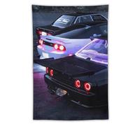 josnmre Jdm Car R35 - Tapiz de calle deportiva rápida para colgar en la pared para dormitorio, arte estético, decoración del hogar, dormitorio, aula, sala de estar, tapices de 40 x 60 pulgadas