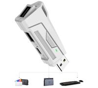 Joso Adaptador de teclado y mouse para Nintendo Switch, adaptador de teclado Switch compatible con NS2/NS1/OLED para reproducir Apex/Fortnite/FPS, compatible con asistencia inteligente/asignación de