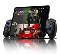 Joso Controlador de juego de teléfono D10 para iPhone/Android/PC/Switch con joysticks de efecto Hall/Hall Trigger Play COD, controlador de juego Android Genshin Impact, compatible con juegos en la