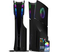 Joso Panel frontal para PS5 Slim Disc Edition, resistente a los arañazos, a prueba de polvo, funda de repuesto con anillo RGB, cubierta para PS5 Slim (CD-ROM) y placas para PS5 Slim accesorios, color