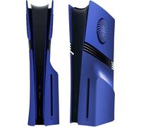 Joso Placa frontal para PS5 Pro CD-ROM, reemplazo de funda antiarañazos, a prueba de polvo, cubierta para consola PS5 Pro, placas para PS5 Pro Disc Edition, fácil instalación (azul mate)