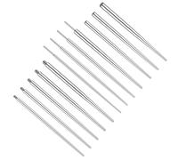 Josojoou Juego de 12 piercings de 14 g/16 g/18 g Piercing Taper Insertion Piercing Introducción Kit de Acero Quirúrgico Acero Inoxidable para Insertar Sin Rosca de Tragus Helix Labio Nariz Cartílago
